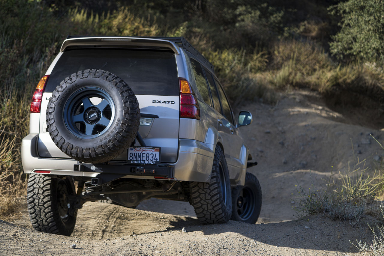 2006 Lexus GX470 KMC LOBO Blue KMC Wheels